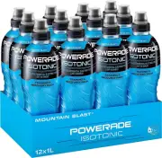 ION4 Mountain Blast Sports Drink Multipack Sipper Cap Bottles 12 X 1L