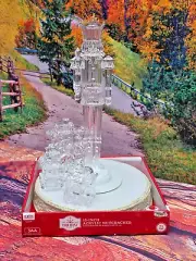NUTCRACKER color changing LED LIGHT UP Animation TRAIN Christmas MUSIC NEW