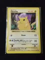Sealed Pikachu Japan CD Promo 58/102 English 1999 Pokemon Card