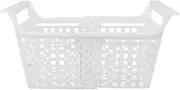 XIASABA Chest Freezer Basket Expandable PP Heavy Load with Handle Deep Freezer Organizer Bin Kitchen Accessory for Most Freezers Refrigerators and Cabinets (L 12 Inch 144 Outlet Holes)