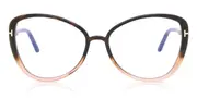 Tom Ford FT5907-B Blue-Light Block 056 Men's Glasses Tortoiseshell Size 55 - Private Health Rebate - Blue Light Block Available