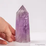 445g121mm Amethyst Crystal Natural Quartz Point Wand Healing Obelisk Tower