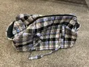 Vera Bradley Large Traveler Duffel Bag- - Perfectly Plaid - NWT