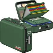 Fireproof Document Folder, Hard Case Fireproof Document Box with Lock Hard-Shell