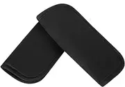 Baby Car Seat Strap Covers, Car Seat Strap Pads, Baby Seat Belt Covers, Stroller Belt Covers, Baby Head Support, Baby Shoulder Pads (Black) Soft Warm