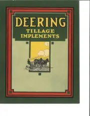 Deering Tillage Implements Horse Drawn Bumper Disk Harrows Shovel Cultivators