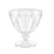 Lemon & Lime 510ml Plastic Sundae Ice Cream Cup - Clear