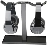 Headset Stand Headset Holder Creative Acrylic Headphone Holder Stand Dual Headset Holder Earphone Desk Display Rack Bracket for Game Headphones Desktop Headset Holder