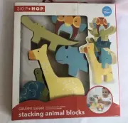 Skip Hop Wooden Animal Stacking Blocks