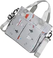 Toyvian Capacity Mummy Bag Insulated Diaper Bag for Expectant Parents Multi Functional Stroller Organizer Supply Pouch for Go Use
