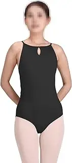 [Tacherlia] Women's Ballet Halter Leotard Spaghetti Straps Butterfly Back