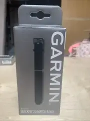 Garmin QuickFit Watch Band 20 mm Black Silicone New In Original Box