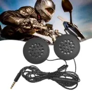 Motorcycle Headset Wired 3.5mm Stereo Helmet-Headphone Speakers For Mobile Phone