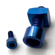 Titanium MTB Fork Bolts for Fox 36/38 Fork - Blue