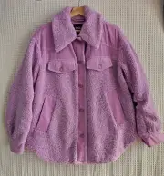 "NEW WITH TAG" Only Loose Fit Pile Jacket Size S Purple