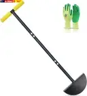 Half Moon Edger Lawn Tool, Lawn Edgers with Soft Handle, Manual Lawn Edger for G