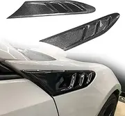 Fit for Subaru BRZ Toyota 86 GT86 B Style Side Fender Fin Vent Carbon Fiber 2PCS