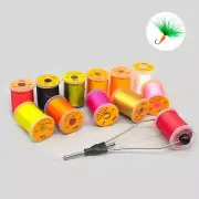 Fly Tying Thread Fly Tying Wire Silky Yarn Fly Fishing Material Accessories High