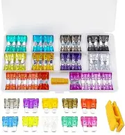 100pcs Car Fuses Assortment Kit, ATC ATO Blade-Type Automotive Auto Automobile Fuses Standard Size Only (2A/3A/5A/7.5A/10A/15A/20A/25A/30A/35A) Replacement Fuses for Car/RV/Truck/Motorcycle/Boat