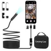 Endoscope Camera with Light, Borescope Camera with Adjustable Led Lights, 7.9...