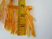 3" gold Chainnette Fringe Trim Tassel 5yds Flag Trim