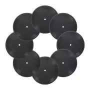 8Pcs Blank Vinyl Records 7 Inch Fake Record Vintage Decoration, PVC