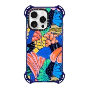 iPhone 16 Pro Bounce Case MagSafe Compatible Abstract Colorful Animal Skin Pattern Maximalist Dopamine Art