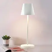 MAGNIFICA LUCE Cordless Rechargeable LED Table Lamp, Dimmable Bedside Night Light for Reading, Multi-Room Ambient Lighting Touch Desk Lamp(White)