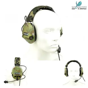 【武貨市】Z.TAC Z111 MSA Sordin Headset 第四代芯片軍規降噪耳機、抗噪耳機(CP迷彩)