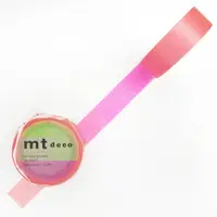 在飛比找蝦皮商城優惠-mt Deco 和紙膠帶 / 螢光漸層-粉紅x綠 (MT01