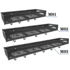 Bathrooms Toilet, Waterproof Shower Caddy, Kitchen Storage Rack with Hooks