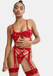 [Forplay] Fire And Desire 3-Piece Garter Set