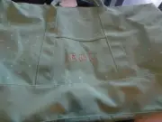 Pottery Barn Teen Sleepover Pool Pin Dot Duffle monogrammed ECC New w tag
