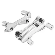 Sissy Bar Rack 4 Point Docking Mount + 4 Cover Cap For 14+ HD Touring FLTRX FLHR