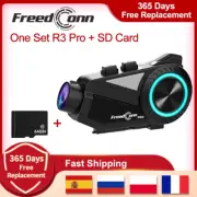 R3 Pro Motorcycle Helmet Headset Group Intercom Dash Cam Motor Auto DVR Wifi App