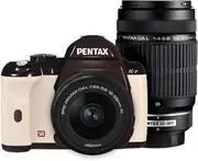 PENTAX Digital SLR Camera K-r W Zoom Kit Metal Brown/White 089 K-rWZK MB/WH089