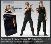 *NIB* Terminator 2 Sarah Connor 12" Collectible Boxed Action Figure by Sideshow