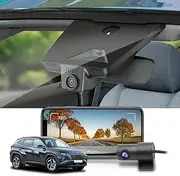 Fitcamx 4K Front and Rear Dash Cam Adapts for Hyundai Tucson 2022-2025 (Right Hand Drive Car), OEM Factory Look, Dual 2160P+1080P HD Video, Loop Recording G-Sensor, WiFi & APP, Easy to Set, 128GB Card