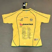 KooGa Authentic Wallabies Signed Jersey 2010