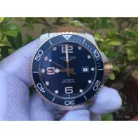 在飛比找蝦皮購物優惠-浪琴 LONGINES 型號L37823587 玫瑰金藍面 