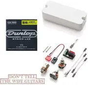 EMG PSA WHITE P-90 STYLE HOUSING WITH SA SINGLE COIL STRAT SOUND ( 1 STRING SET)