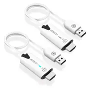 EDUP Wireless HDMI-Compatible Transmitter and Receiver 1080P@60Hz Extender Long Range Video Audio Projection Plug and Pl