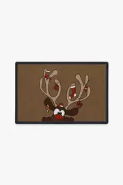 Holiday Reindeer Doormat