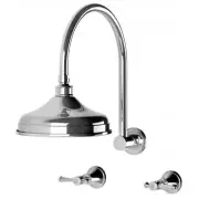 Phoenix Tapware NS121L CHR Nostalgia Lever Shower Set (Chrome)