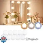 LED Vanity Lights For Mirror, Consciot Hollywood Style With 10 Dimmable Bulbs
