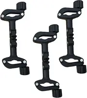 ibasenice Double Stroller Connector Pram Connection Buckles for Twins Round Oval Tube Compatible Stroller Connector for Pushchair