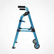 Convenient Walking Frames for Elderly, Foldable Rollator with 2 Wheels Made of Aluminium