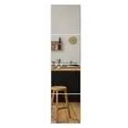 Flexible Full Body Wall Mirror Tiles 4 Pack 12x12 Inch for Bedroom Living Room