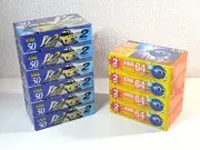 【SEALED Lot of 20】AXIA J'z2 50 & BOX2 64 Type II High Position Cassette Tapes