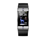 1.08 Inch High-definition Color Screen Intelligent Sports Detectable Body Fat and Other Waterproof Bracelet-Black